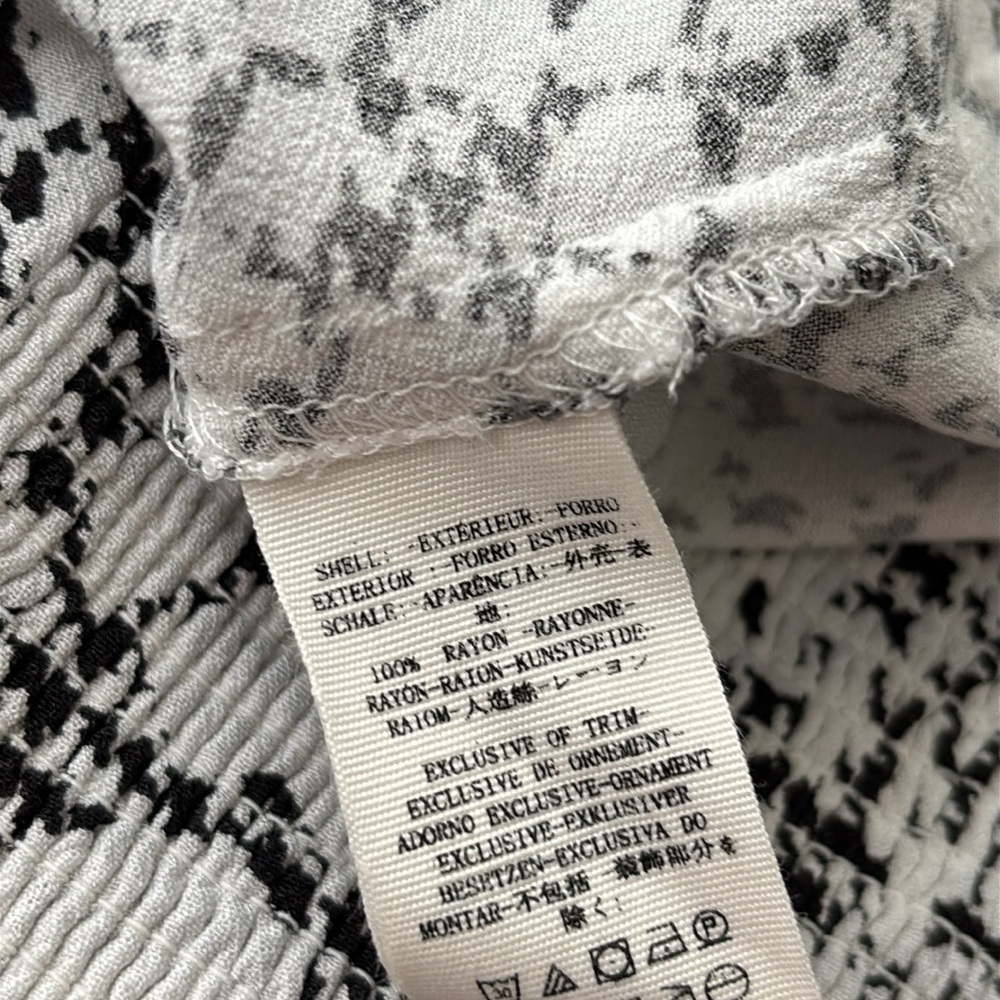 FREE PEOPLE SWEET ON YOU SNAKESKIN PRINT BLOUSE - Picture 9 of 11